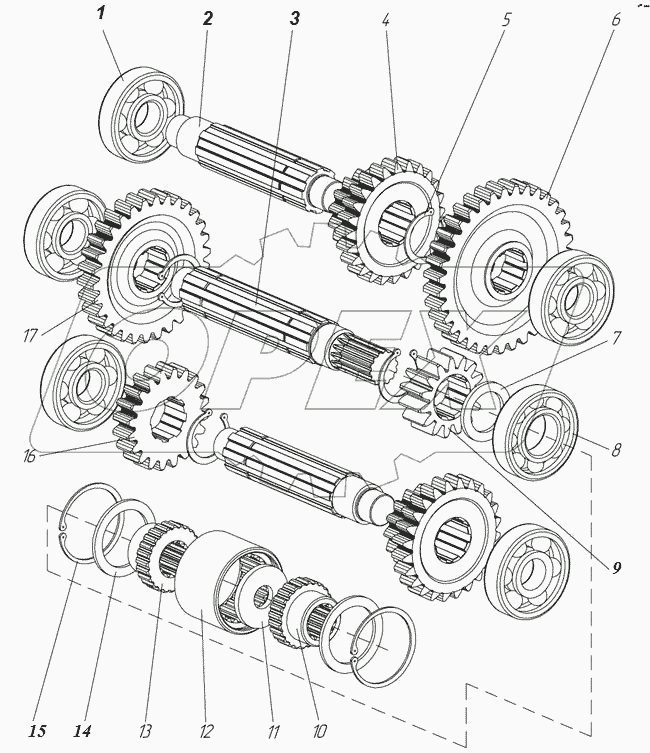 Коробка диапазонов 4-х ступенчатая